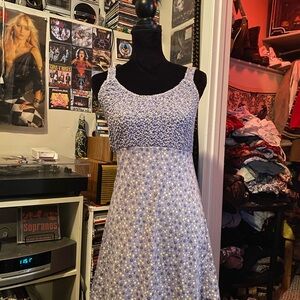 Vintage 90s Floral Patterned Women's Dress